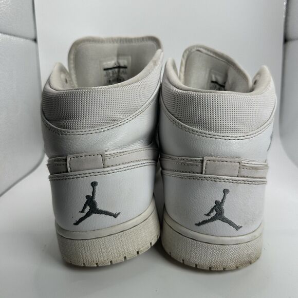 Nike Air Jordan Shoes‎ Mens Size 11.5 Triple White Mid High Sneakers Basketball main image 14